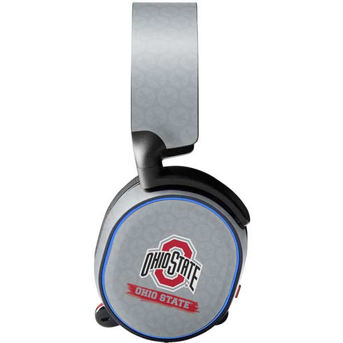 Ohio State University Distressed Logo SteelSeries Arctis 3 Skin