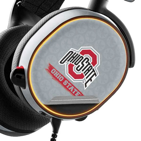 Ohio State University Distressed Logo SteelSeries Arctis 3 Skin