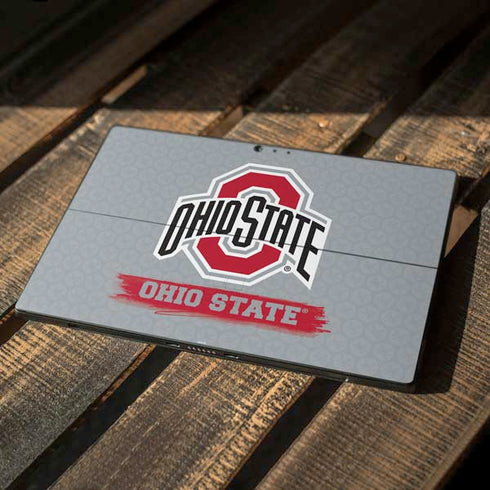 Ohio State University Distressed Logo Surface Pro 6 Skin