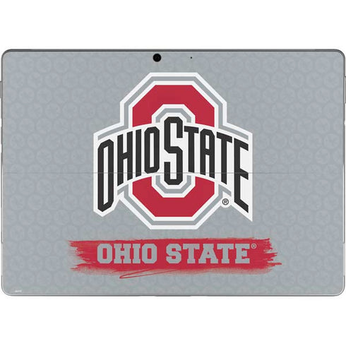 Ohio State University Distressed Logo Surface Pro 8 Skin