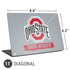 Ohio State University Distressed Logo Universal Laptop 11in (8.8 x 6.2in) Skin