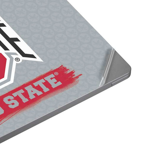 Ohio State University Distressed Logo Universal Laptop 12in (9.8 x 6.8in) Skin