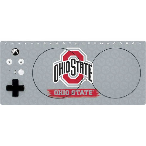 Ohio State University Distressed Logo Xbox Adaptive Controller Skin