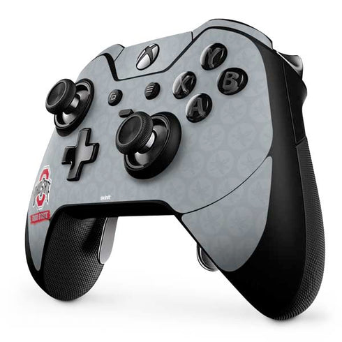 Ohio State University Distressed Logo Xbox One Elite Controller Skin
