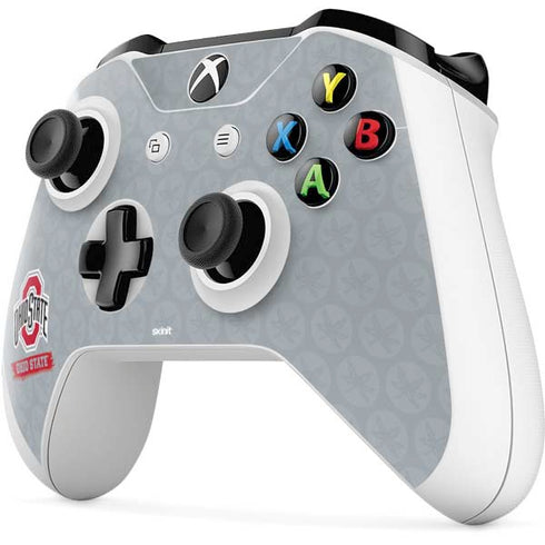 Ohio State University Distressed Logo Xbox One S All-Digital Edition Bundle Skin