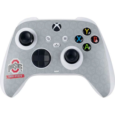 Ohio State University Distressed Logo Xbox Series S Controller Skin