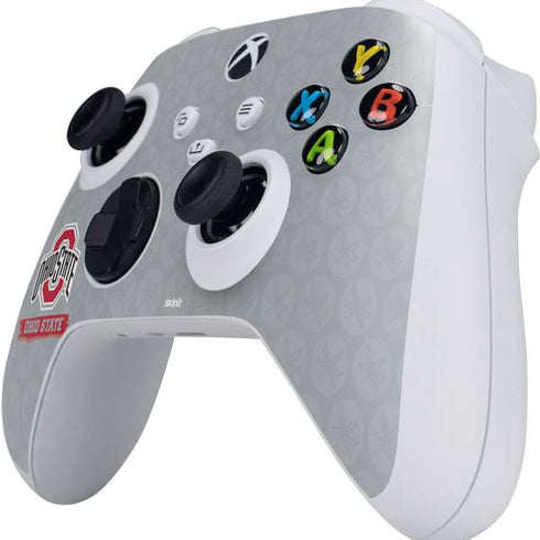 Ohio State University Distressed Logo Xbox Series S Controller Skin