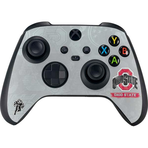 Ohio State University Distressed Logo Xbox Series X Bundle Skin