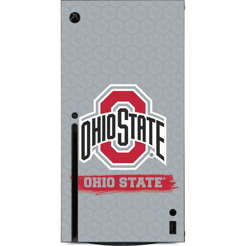 Ohio State University Distressed Logo Xbox Series X Console Skin