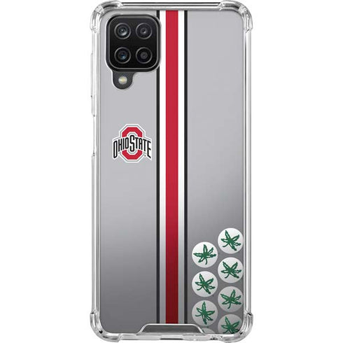 Ohio State University Buckeyes Galaxy A12 Clear Case