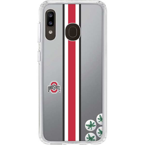 Ohio State University Buckeyes Galaxy A20 Clear Case
