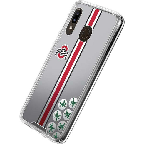 Ohio State University Buckeyes Galaxy A30 Clear Case