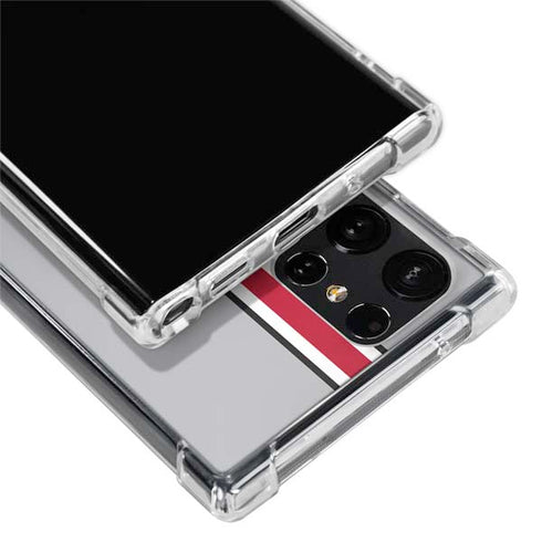 Ohio State University Buckeyes Galaxy S22 Ultra Clear Case