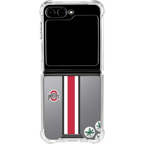 Ohio State University Buckeyes Galaxy Z Flip5 5G Clear Case