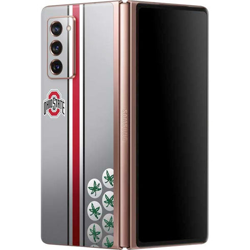 Ohio State University Buckeyes Galaxy Z Fold2 5G Skin