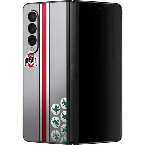 Ohio State University Buckeyes Galaxy Z Fold3 5G Skin