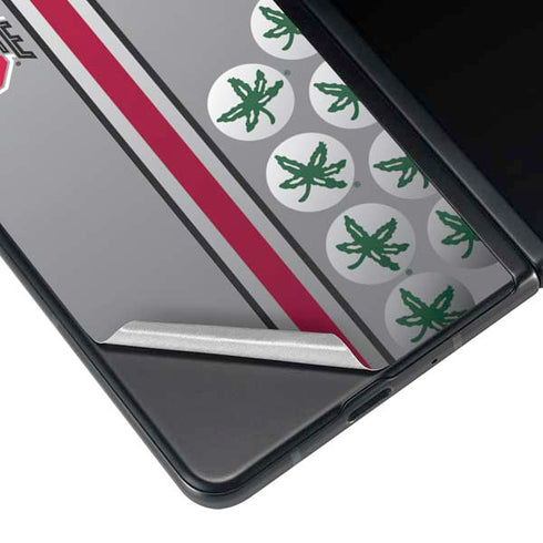Ohio State University Buckeyes Galaxy Z Fold4 5G Skin