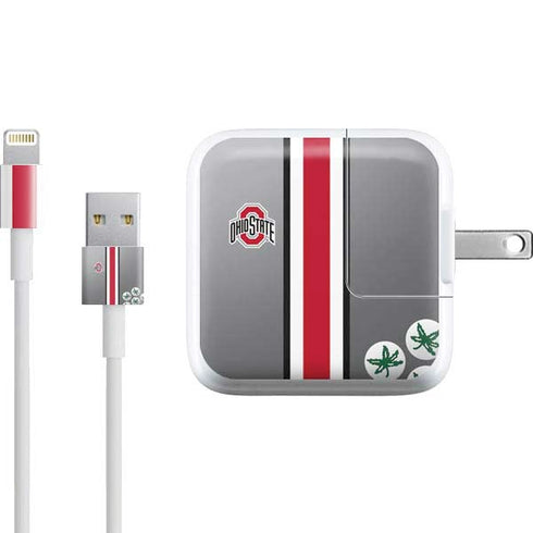 Ohio State University Buckeyes iPad Charger (10W USB) Skin