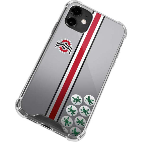Ohio State University Buckeyes iPhone 12 Clear Case