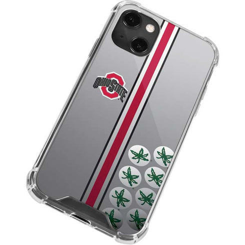Ohio State University Buckeyes iPhone 15 Plus Clear Case