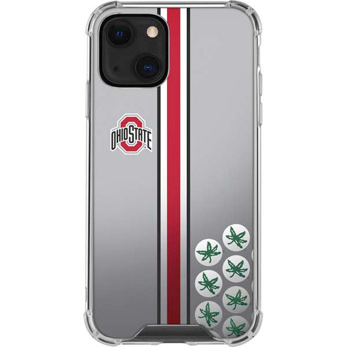 Ohio State University Buckeyes iPhone 15 Plus Clear Case