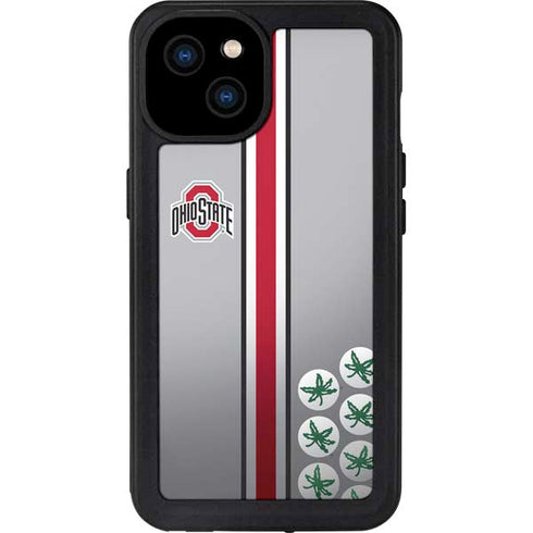 Ohio State University Buckeyes iPhone 15 Plus Waterproof Case