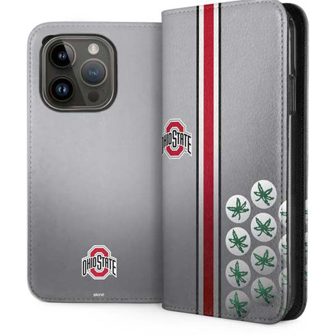 Ohio State University Buckeyes iPhone 15 Pro Folio Case