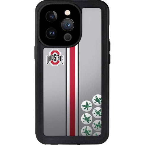 Ohio State University Buckeyes iPhone 15 Pro Waterproof Case