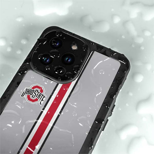 Ohio State University Buckeyes iPhone 15 Pro Waterproof Case