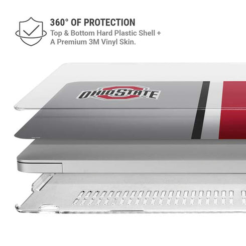 Ohio State University Buckeyes MacBook Air 15in (2023-2025) Case plus Skin