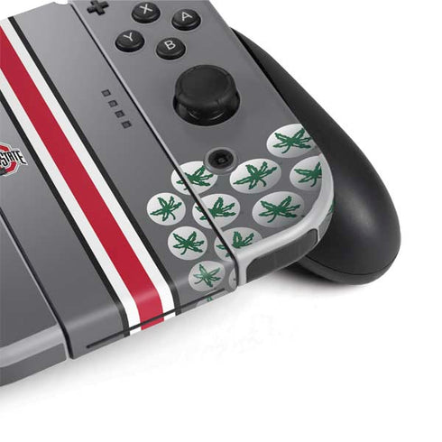 Ohio State University Buckeyes Nintendo Switch OLED (2021) Skin