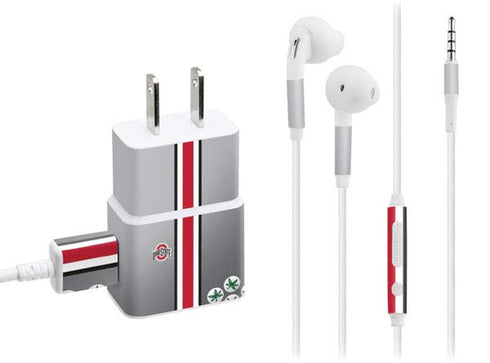 Ohio State University Buckeyes Phone Charger Skin