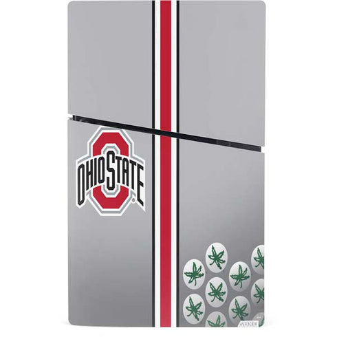 Ohio State University Buckeyes PS5 Slim Digital Edition Bundle Skin