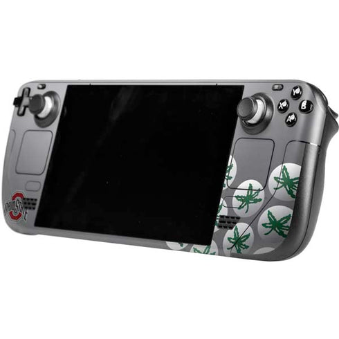 Ohio State University Buckeyes Steam Deck Handheld Gaming Computer Skin
