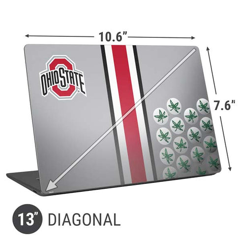 Ohio State University Buckeyes Universal Laptop 13in (10.6 x 7.6in) Skin