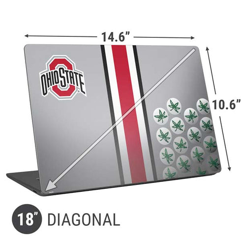Ohio State University Buckeyes Universal Laptop 18in (14.6 x 10.6in) Skin