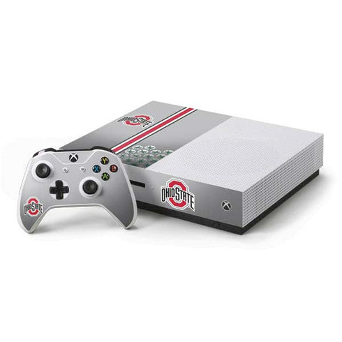 Ohio State University Buckeyes Xbox One S Console and Controller Bundle Skin