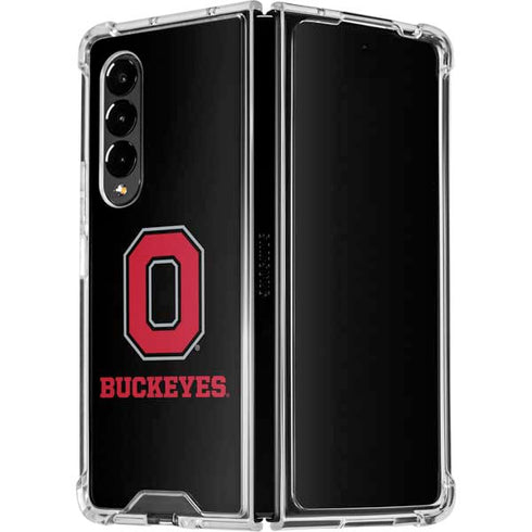 Ohio State University OSU Galaxy Z Fold4 5G Clear Case