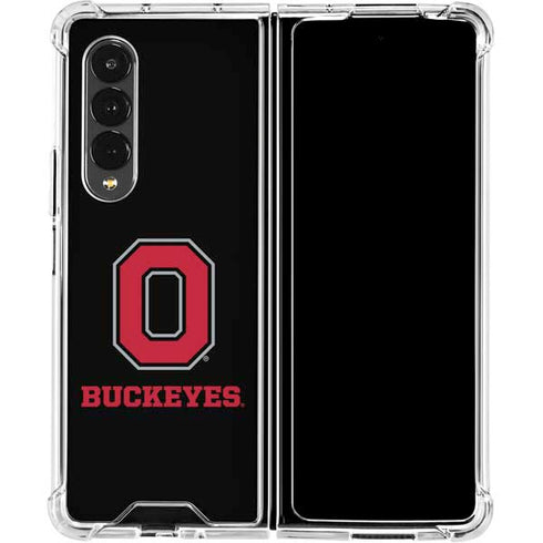 Ohio State University OSU Galaxy Z Fold4 5G Clear Case