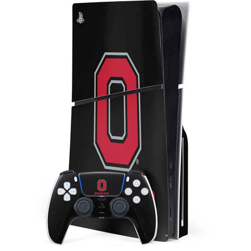 Ohio State University OSU PS5 Slim Disk Bundle Skin