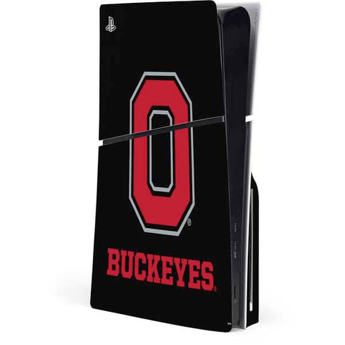 Ohio State University OSU PS5 Slim Disk Console Skin
