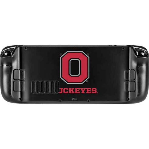 Ohio State University OSU Steam Deck Handheld Gaming Computer Skin