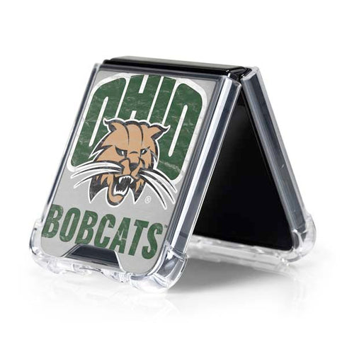 Ohio University Ohio University Bobcats Galaxy Z Flip5 5G Clear Case