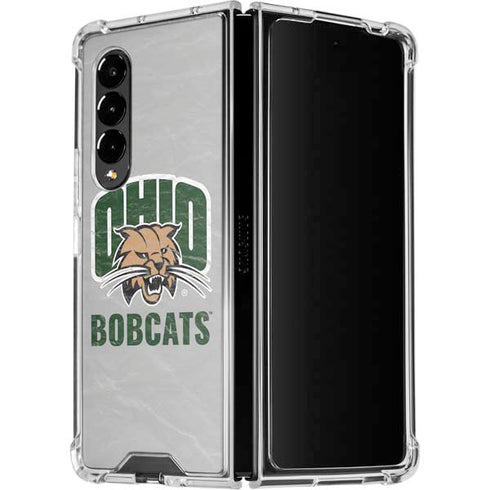 Ohio University Ohio University Bobcats Galaxy Z Fold4 5G Clear Case