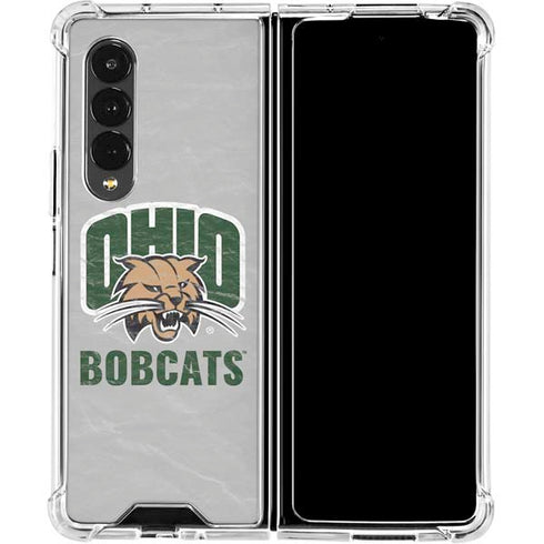 Ohio University Ohio University Bobcats Galaxy Z Fold4 5G Clear Case