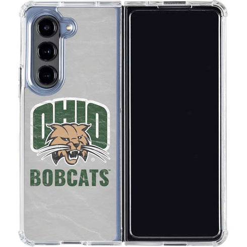 Ohio University Ohio University Bobcats Galaxy Z Fold5 5G Clear Case