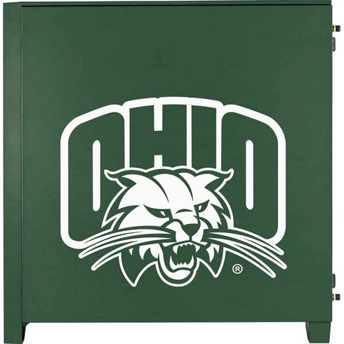 Ohio University Ohio University Outline Corsair 4000D Tempered Glass Mid-Tower ATX Case Skin