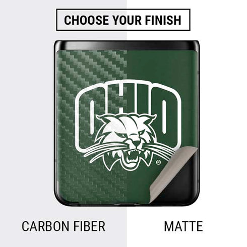 Ohio University Ohio University Outline Galaxy Z Flip Skin