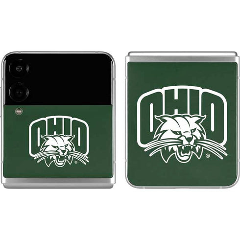 Ohio University Ohio University Outline Galaxy Z Flip4 5G Skin