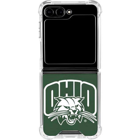 Ohio University Ohio University Outline Galaxy Z Flip5 5G Clear Case
